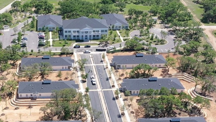 Drone Video of Sanctuary of Hope Campus Homes